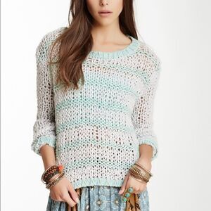 Free People Crochet Sweater